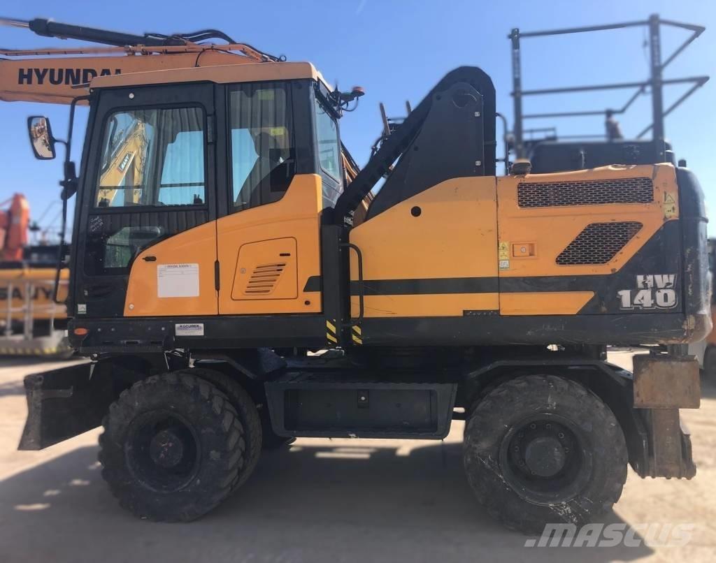 Hyundai HW140 Kolesové rýpadlá