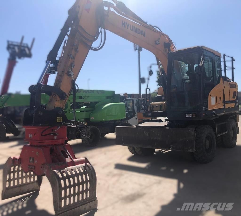 Hyundai HW140 Kolesové rýpadlá