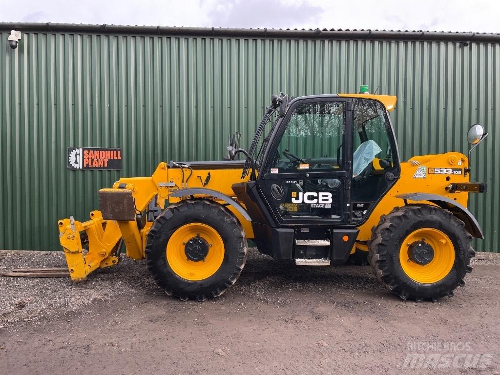 JCB 533-105 Teleskopické manipulátory