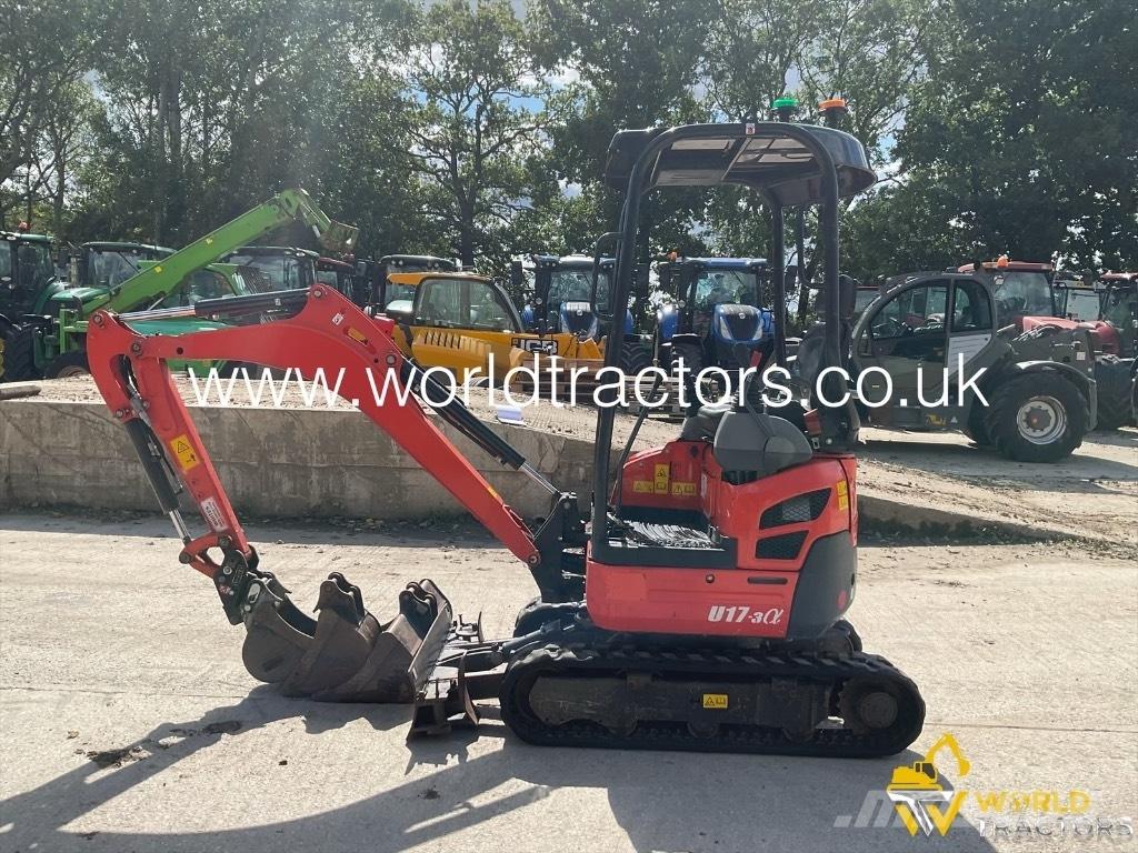 Kubota U 17-3 Mini rýpadlá < 7t