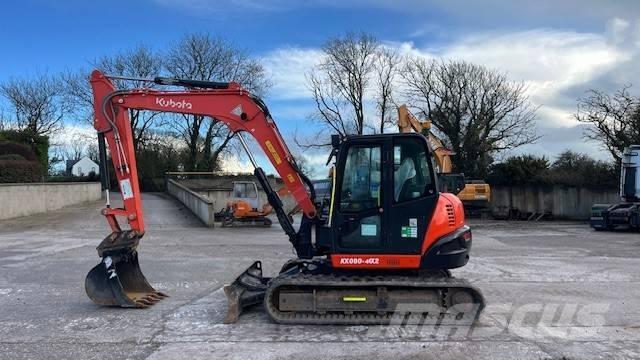 Kubota KX 080-4 Midi rýpadlá 7 t - 12 t