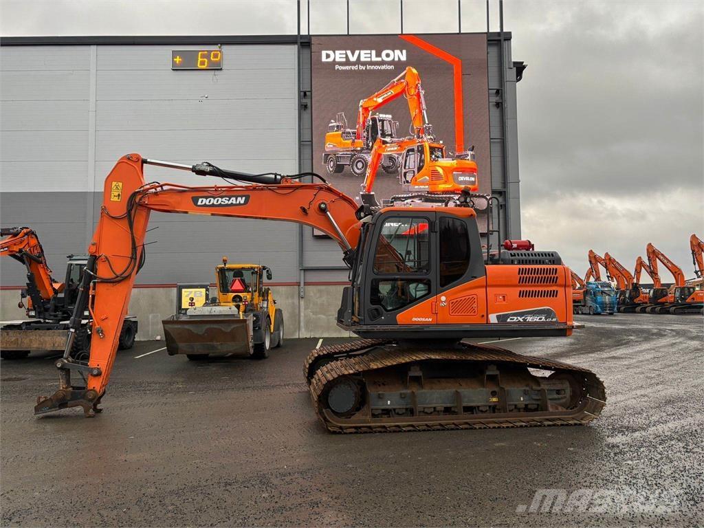 Doosan DX160LC-5 Pásové rýpadlá