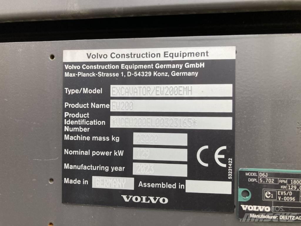 Volvo EW 200 E MH Kolesové rýpadlá