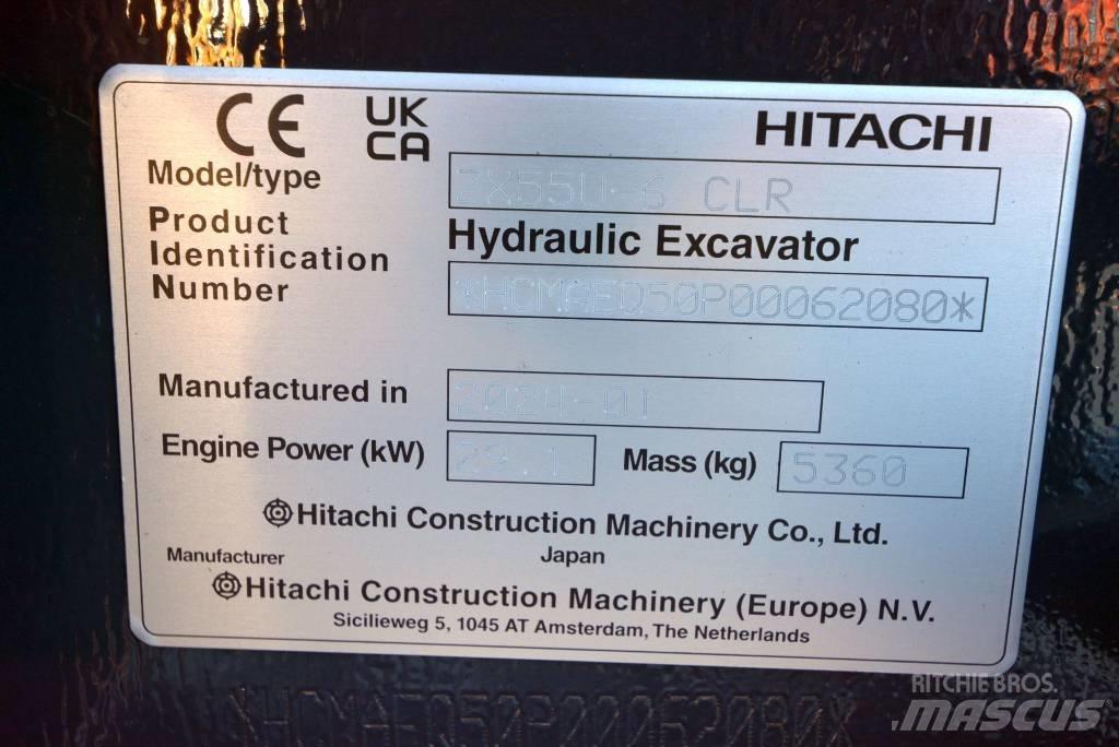 Hitachi ZX 55 U-6 Mini rýpadlá < 7t