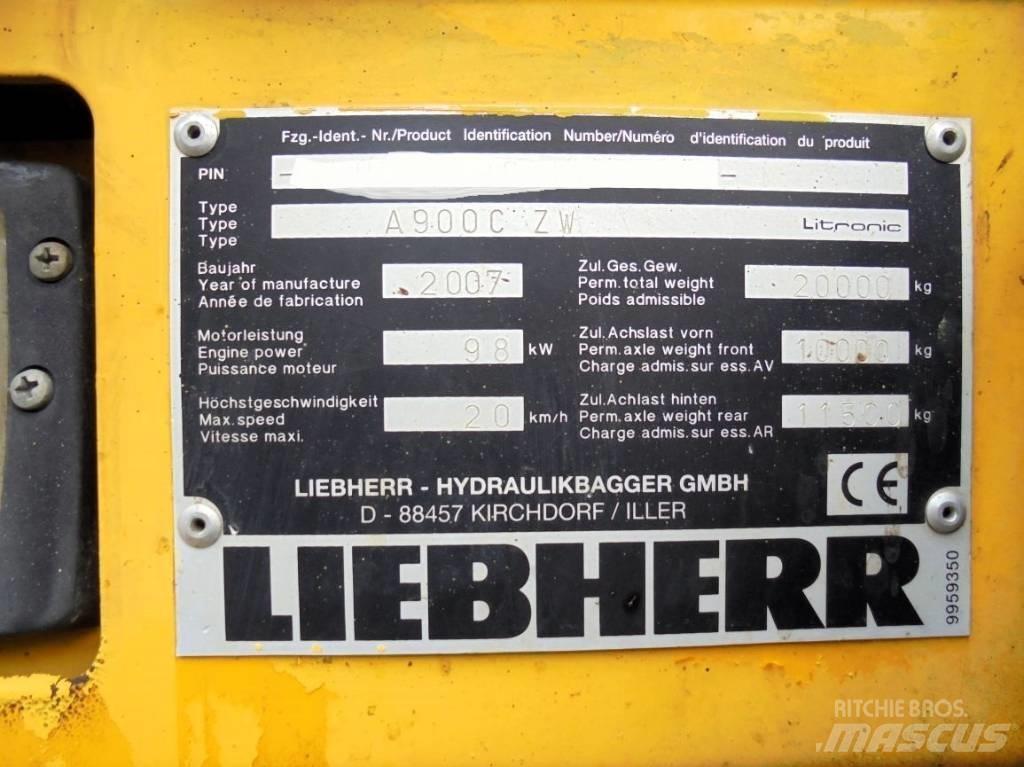 Liebherr A 900 C ZW Kolesové rýpadlá