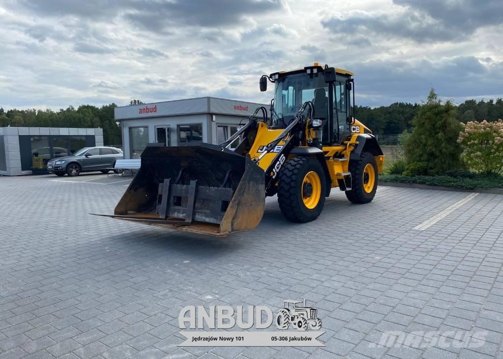 JCB 411 HT Kolesové nakladače