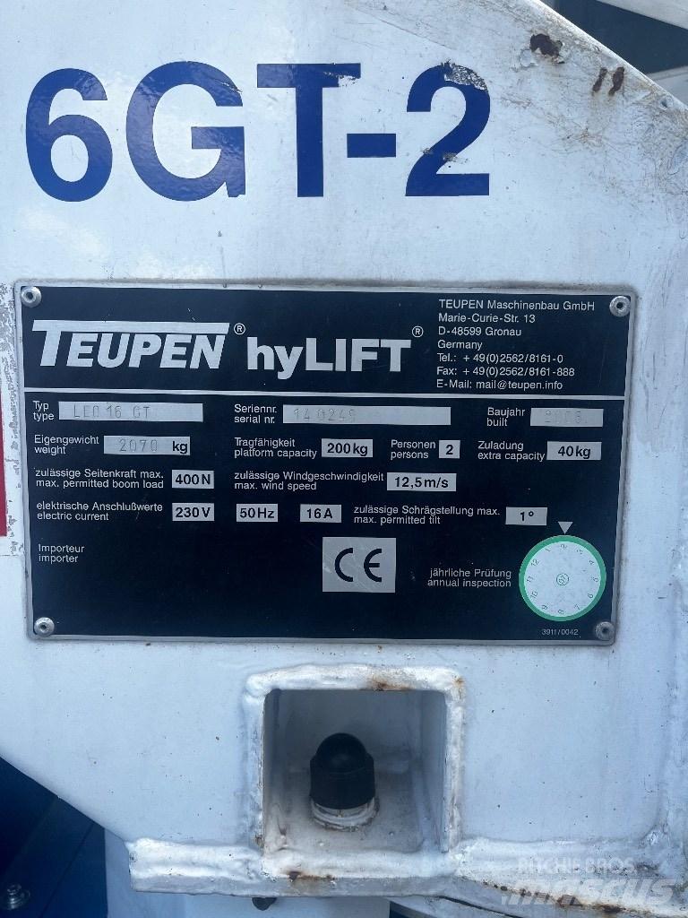 Teupen Leo 16GT Kĺbové plošiny