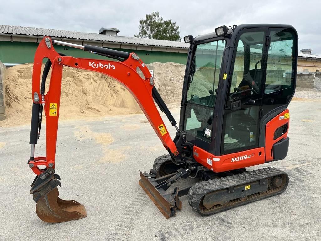 Kubota KX 019-4 Mini rýpadlá < 7t