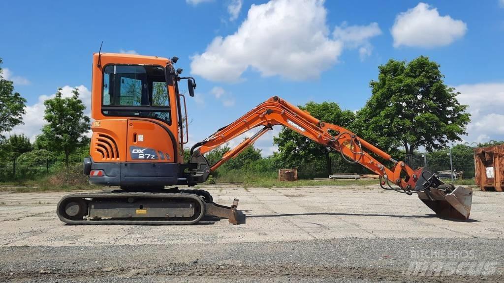 Doosan DX 27 Z Mini rýpadlá < 7t