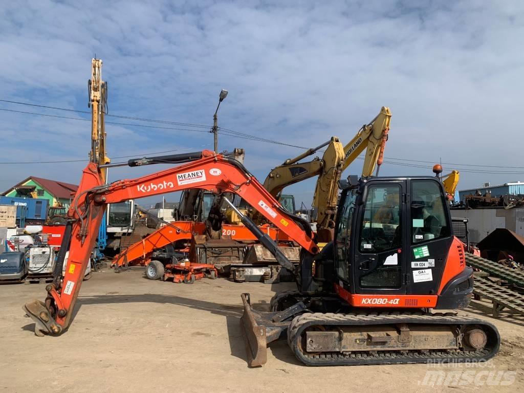 Kubota KX 080-4A Midi rýpadlá 7 t - 12 t