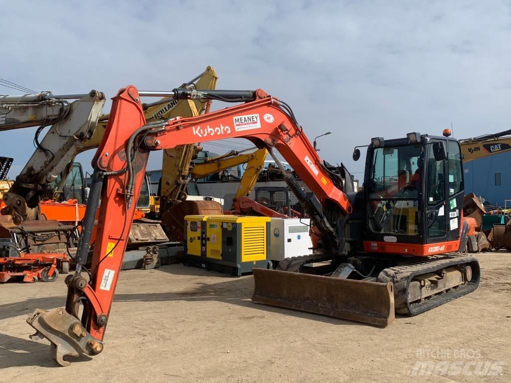Kubota KX 080-4A Midi rýpadlá 7 t - 12 t