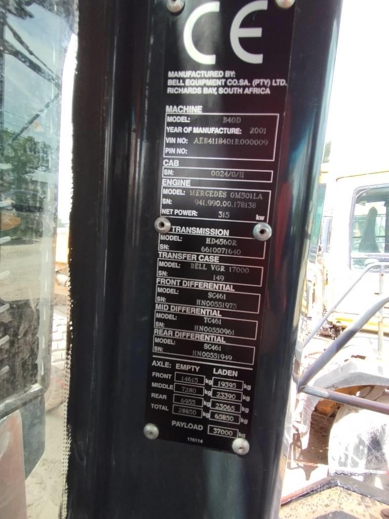 Bell B 40 D Kĺbové nákladné autá