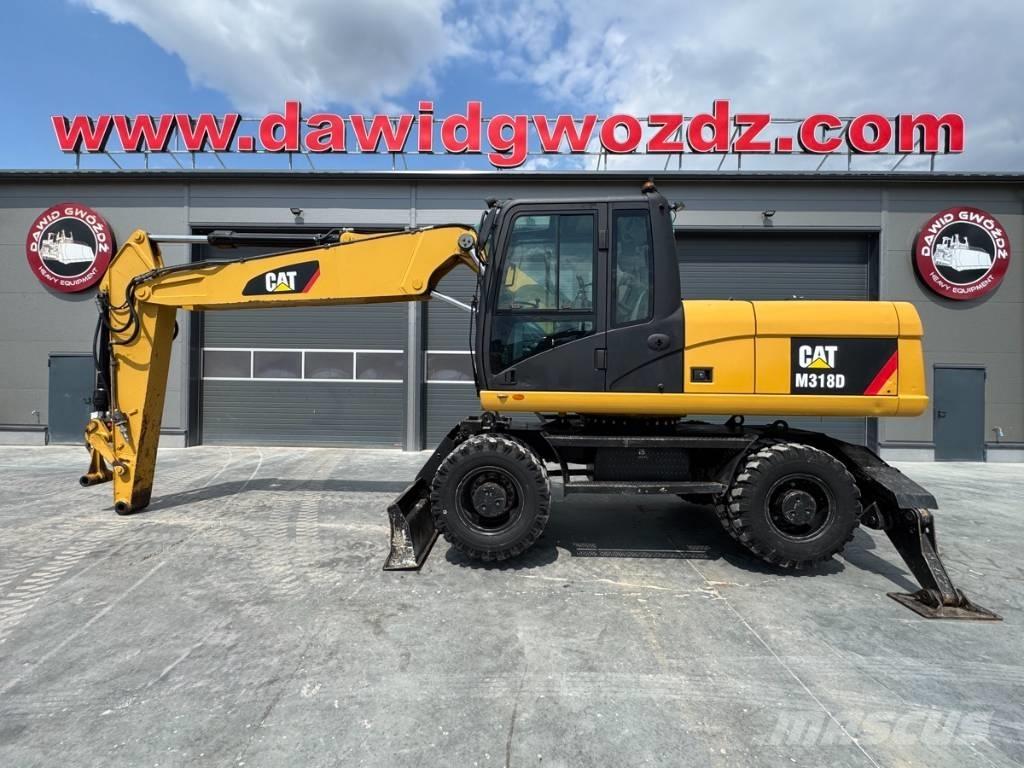 CAT M 318 D Kolesové rýpadlá