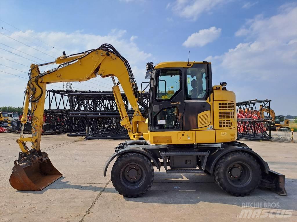 Komatsu PW118MR-11 Kolesové rýpadlá