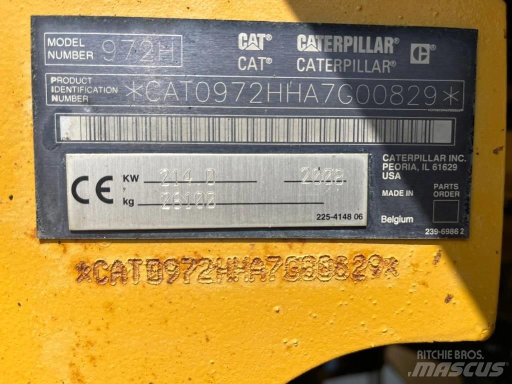CAT 972 H Kolesové nakladače