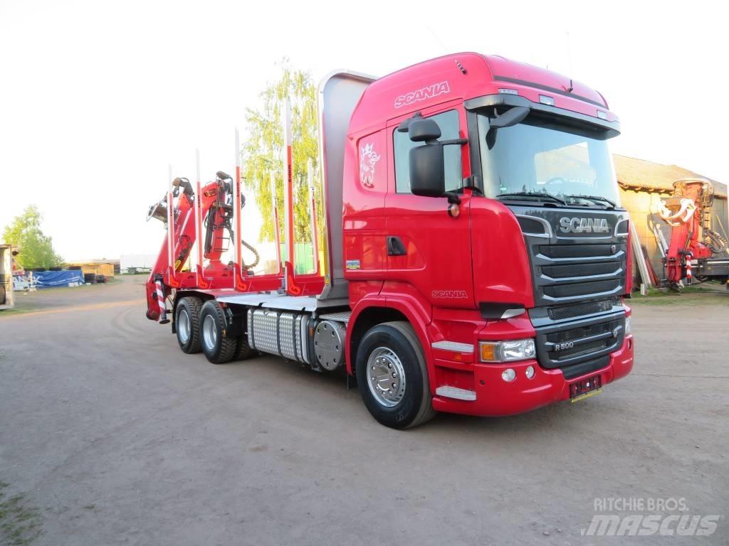 Scania R 500 Nákladné vozidlá na prepravu dreva