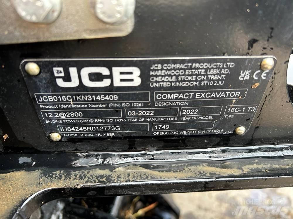 JCB 16C-1 Mini rýpadlá < 7t