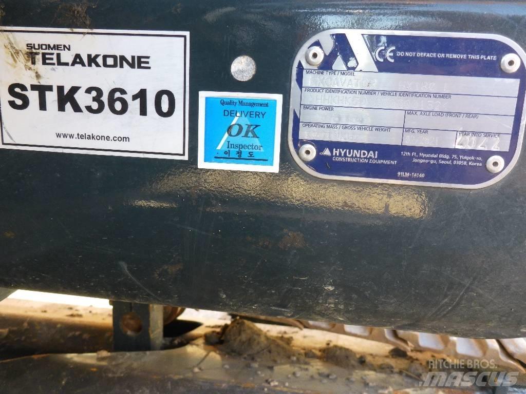 Hyundai HX180L Pásové rýpadlá