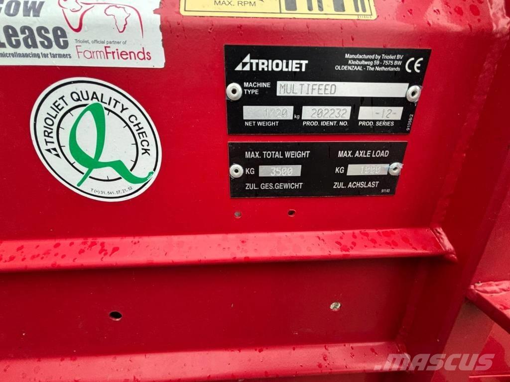 Trioliet MULTIFEED Kŕmidlá, kŕmne žľaby