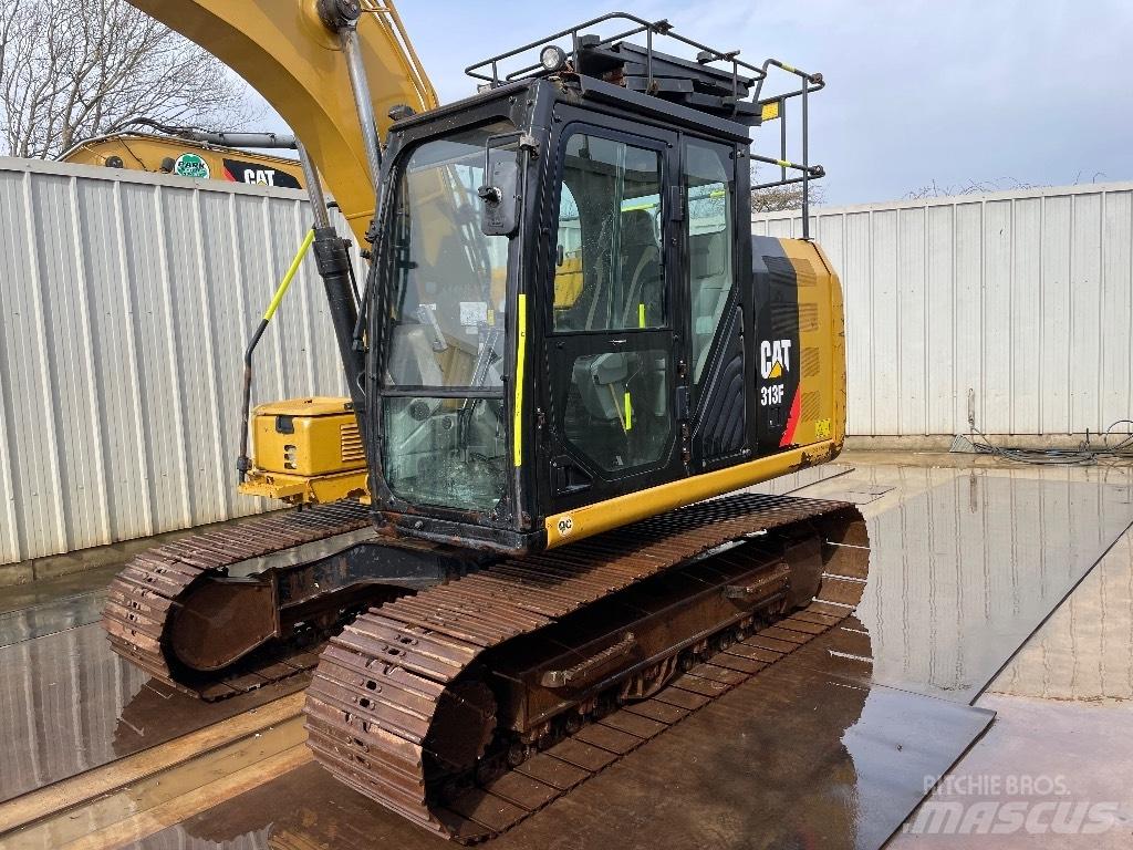 CAT 313 F Pásové rýpadlá