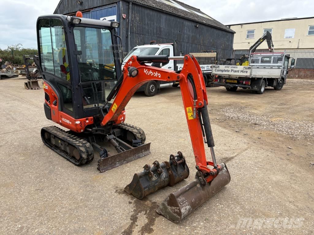 Kubota KX 018-4 Mini rýpadlá < 7t