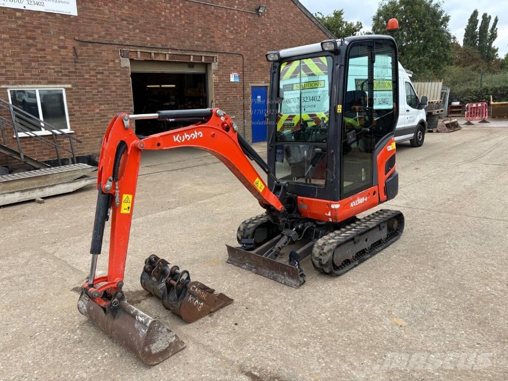 Kubota KX 018-4 Mini rýpadlá < 7t
