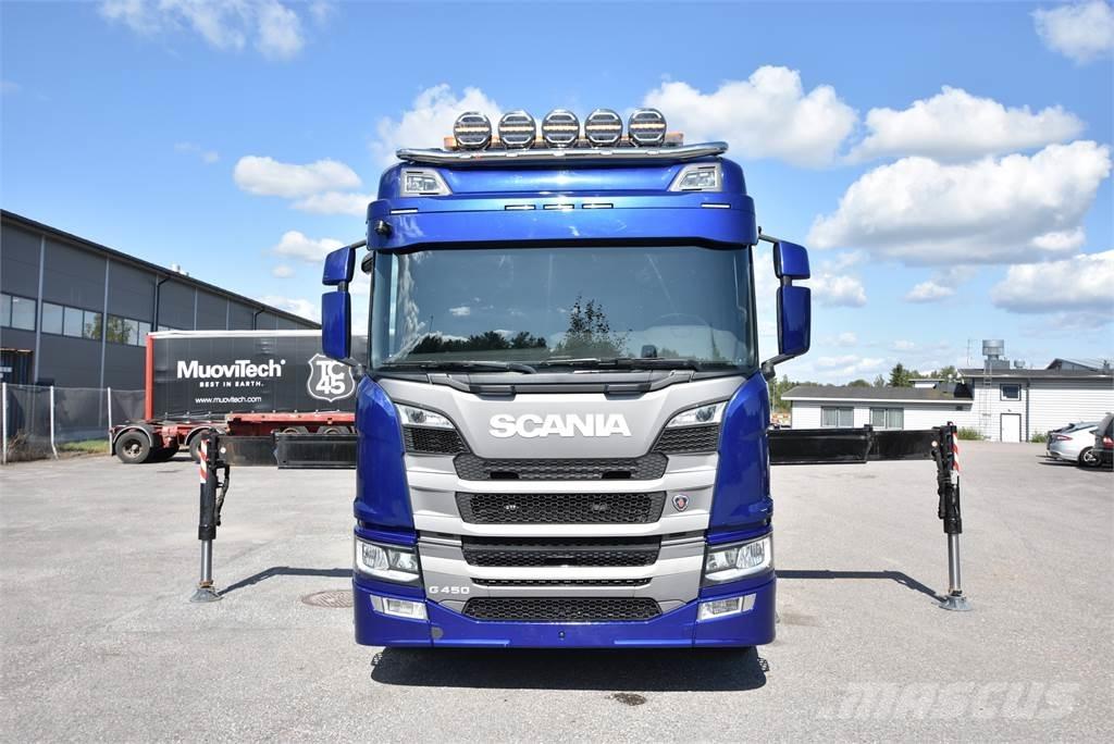 Scania G450 8X4 Autožeriavy, hydraulické ruky