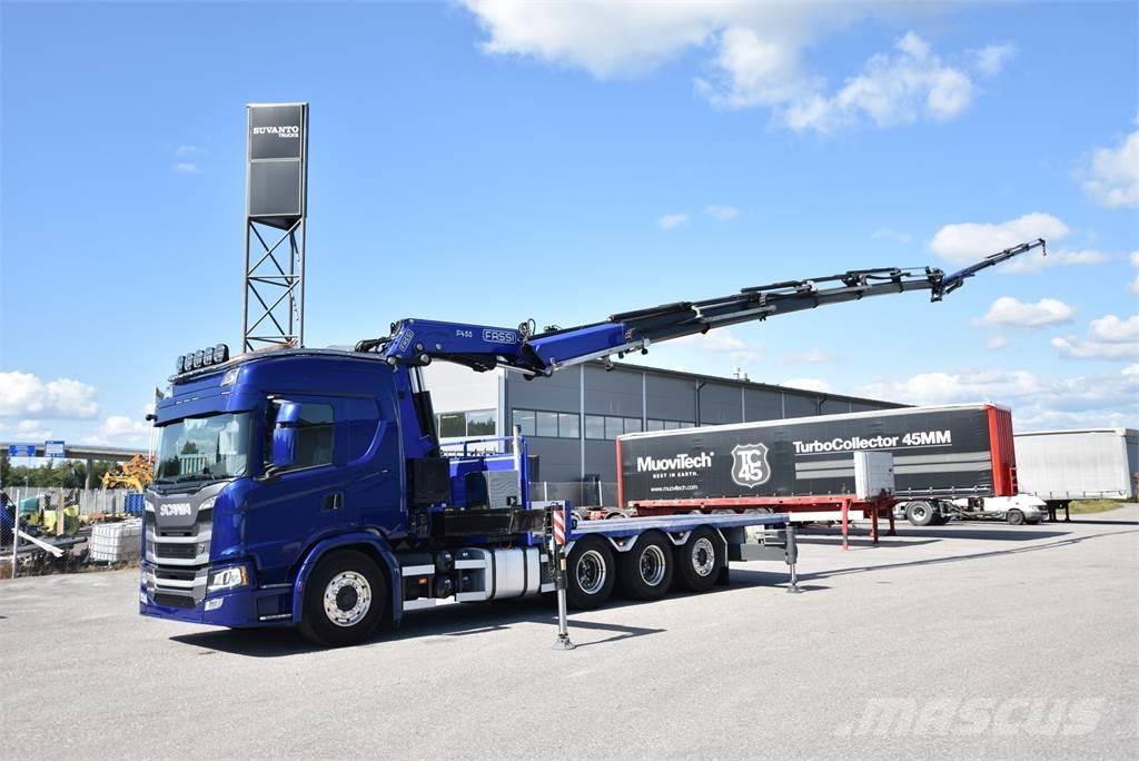 Scania G450 8X4 Autožeriavy, hydraulické ruky
