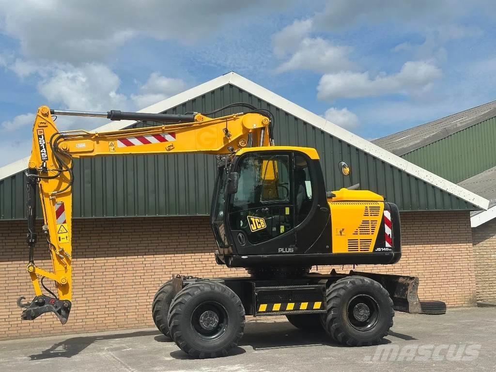 JCB JS145W Kolesové rýpadlá