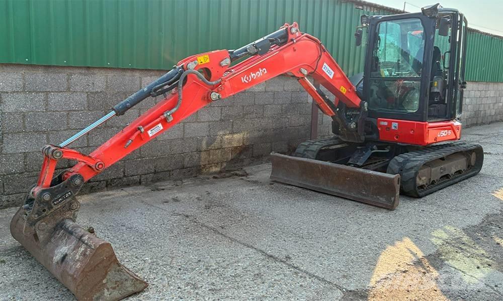 Kubota U 50-5 Mini rýpadlá < 7t