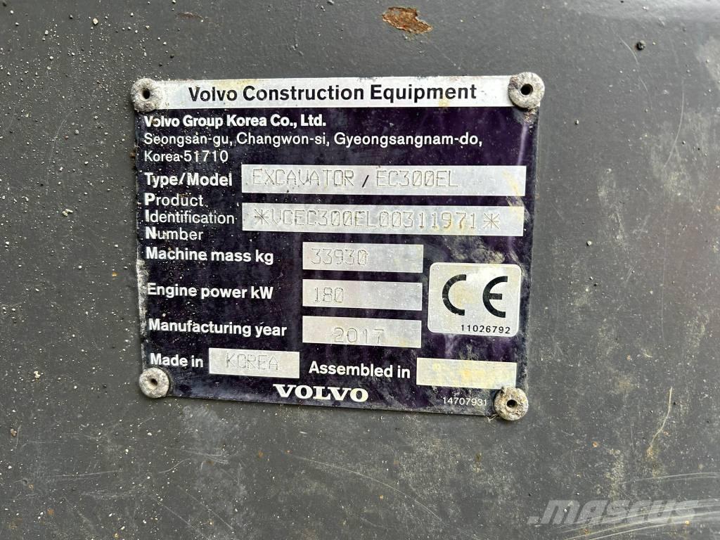 Volvo EC 300 EL Pásové rýpadlá