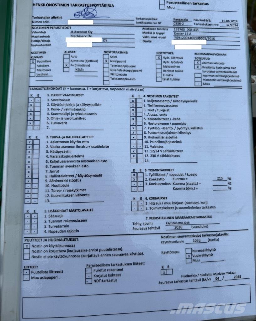 Dexter 12 A Prívesové plošiny
