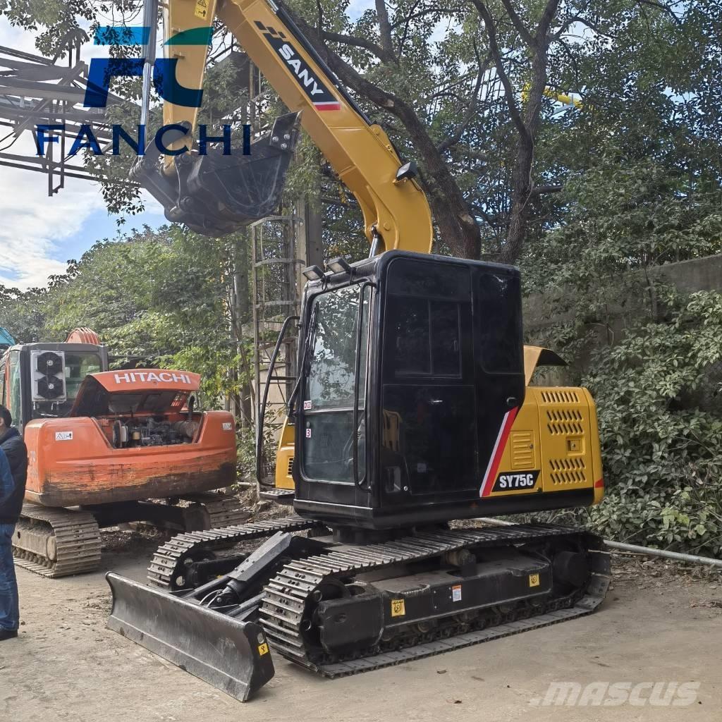 Sany SY 75 C Pásové rýpadlá