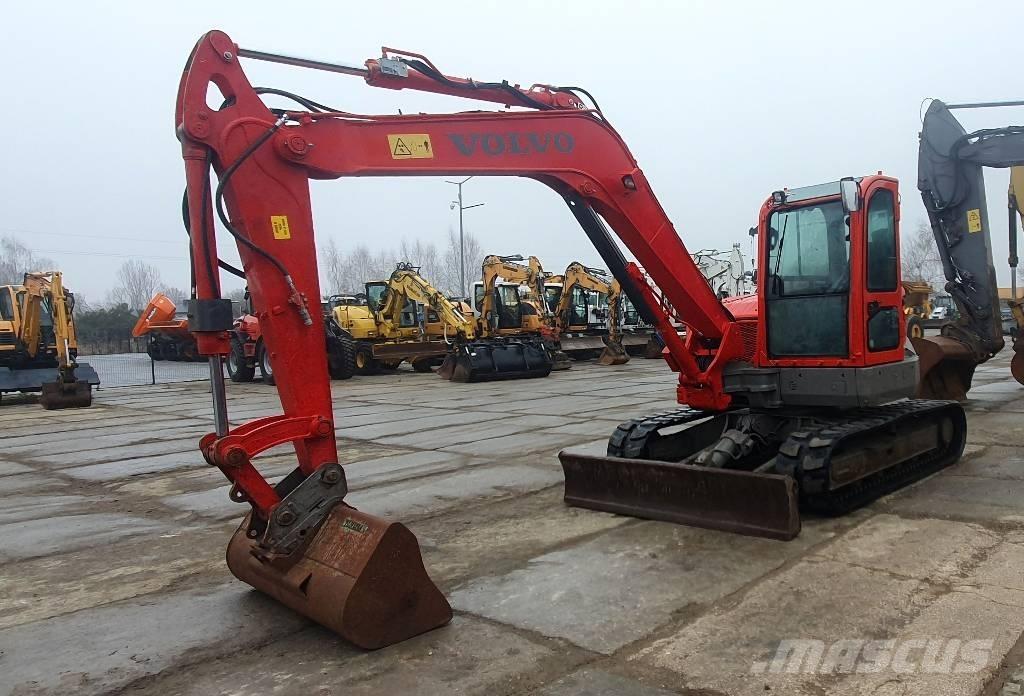 Volvo ECR 88 D Midi rýpadlá 7 t - 12 t