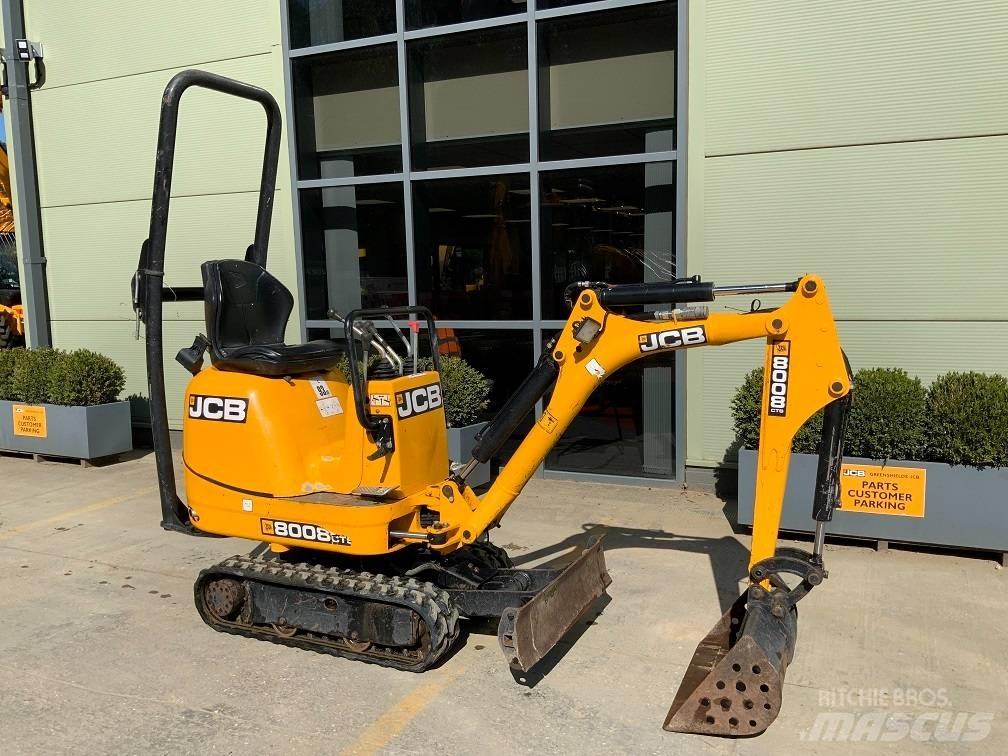JCB 8008 Mini rýpadlá < 7t