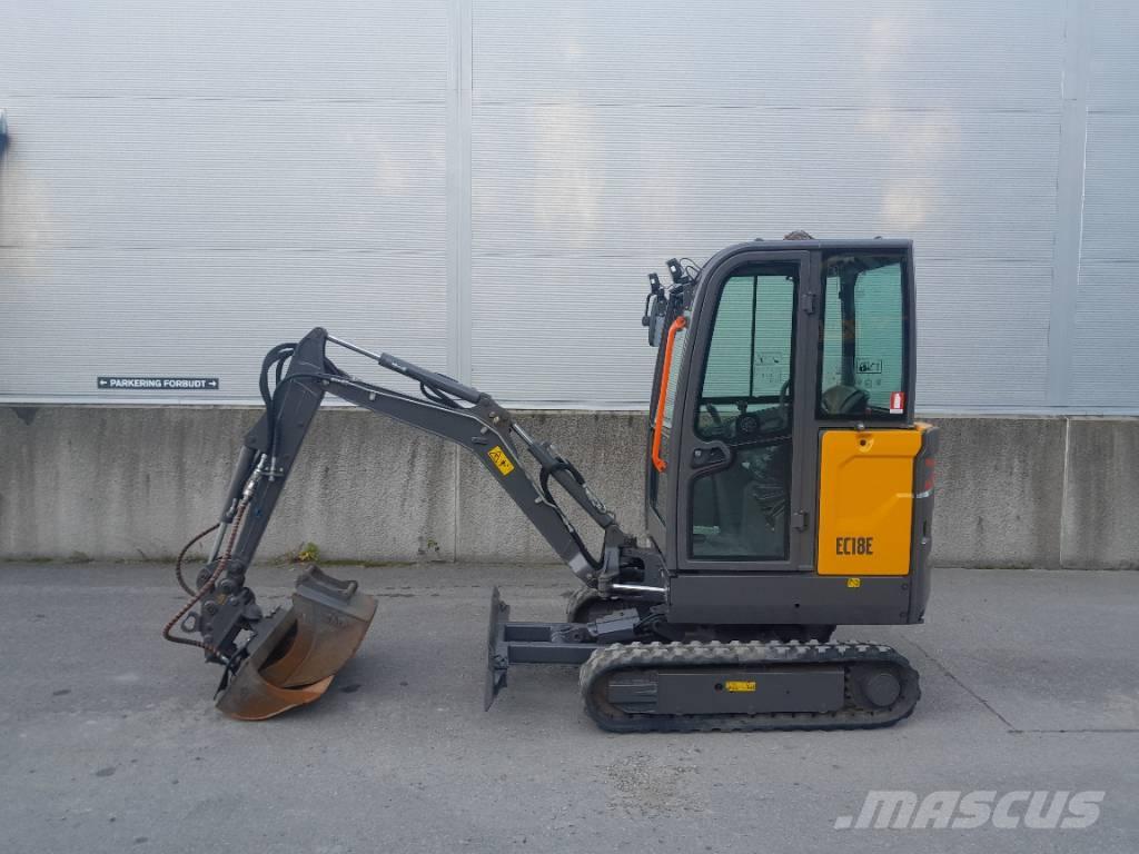 Volvo EC18E Mini rýpadlá < 7t
