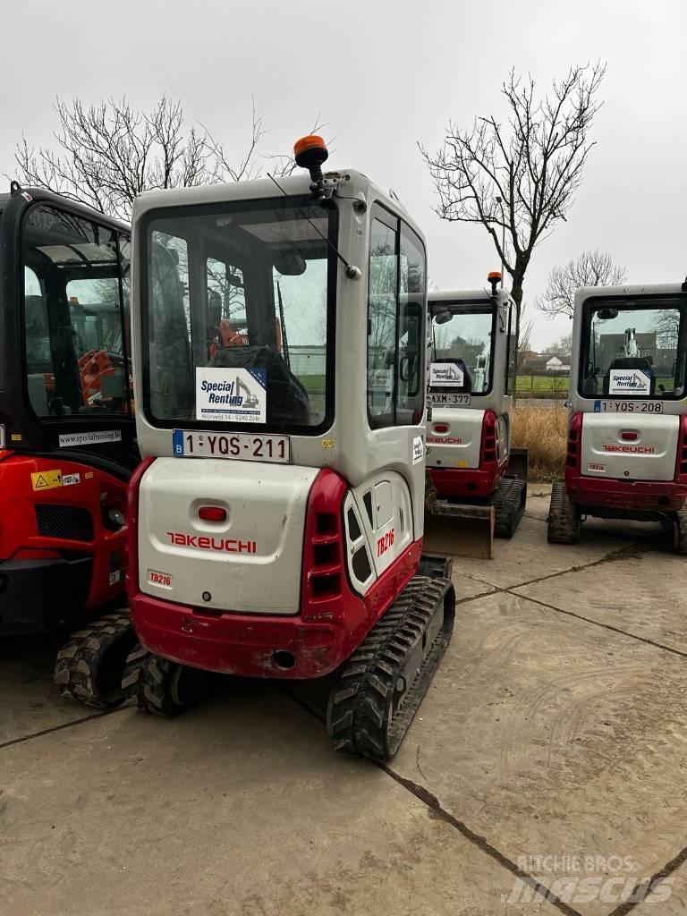 Takeuchi TB 216 Mini rýpadlá < 7t