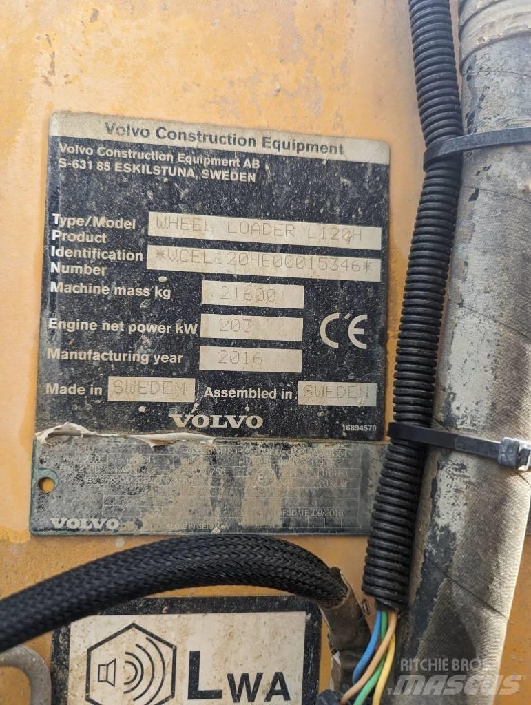Volvo L 120 H Kolesové nakladače