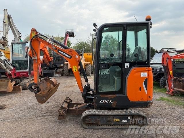 Doosan DX 19Z Mini rýpadlá < 7t