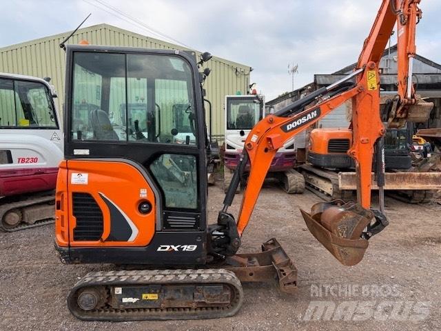 Doosan DX 19Z Mini rýpadlá < 7t