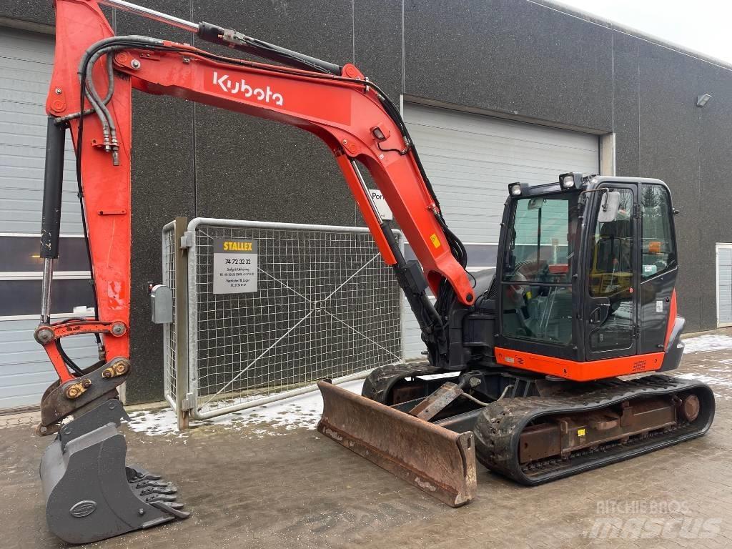 Kubota KX080-4a Midi rýpadlá 7 t - 12 t