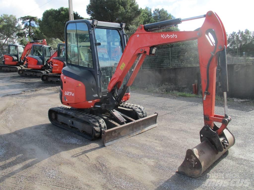 Kubota U 27-4 Mini rýpadlá < 7t