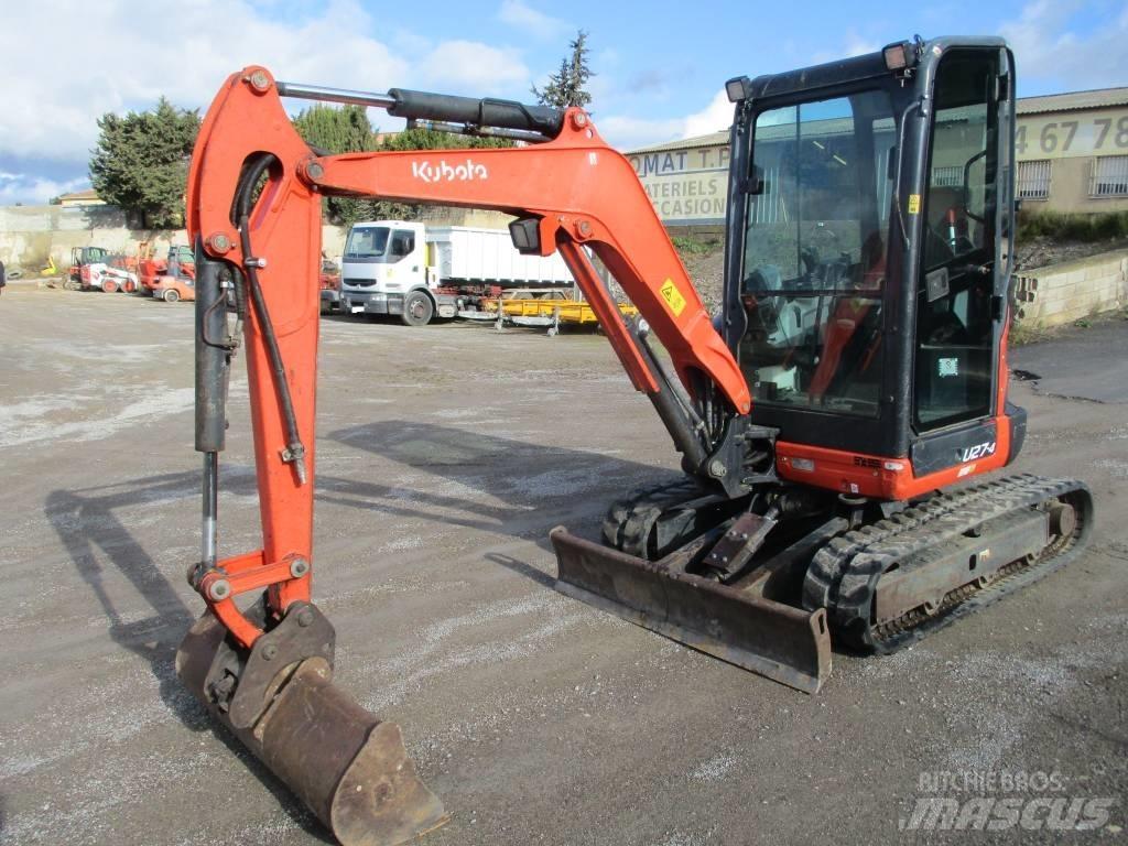 Kubota U 27-4 Mini rýpadlá < 7t