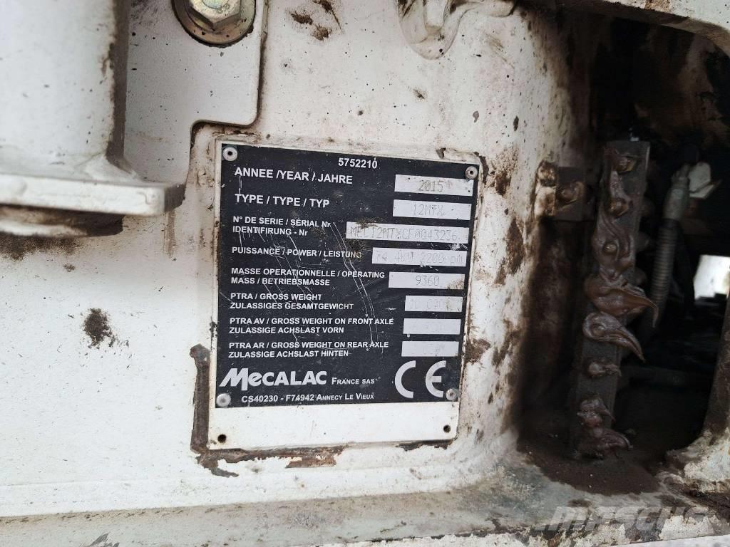 Mecalac 12 MTX Kolesové rýpadlá