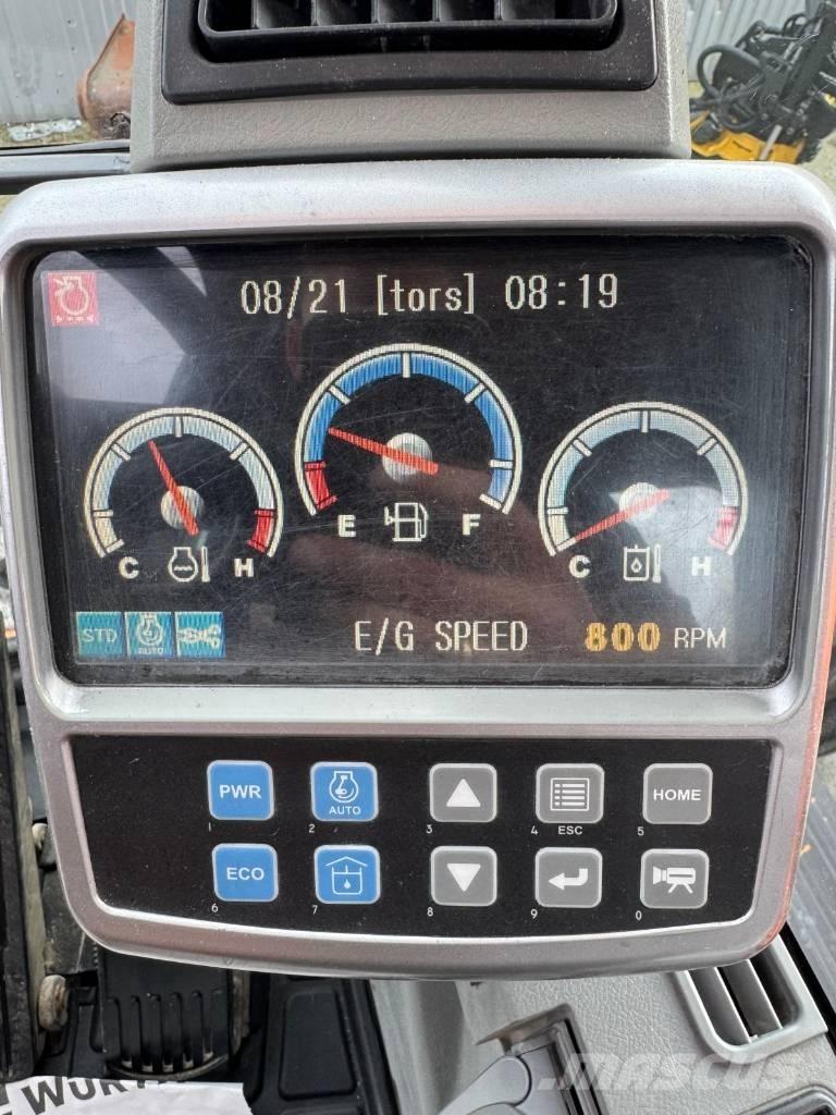 Doosan DX 140 W Kolesové rýpadlá