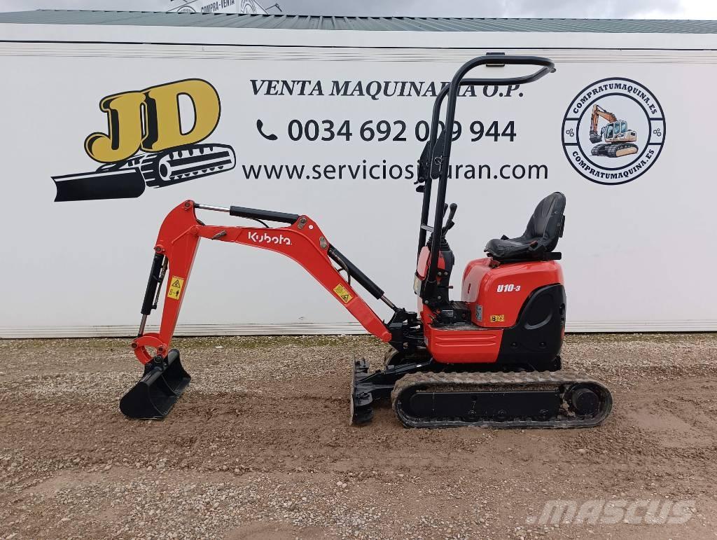 Kubota U 10 Mini rýpadlá < 7t