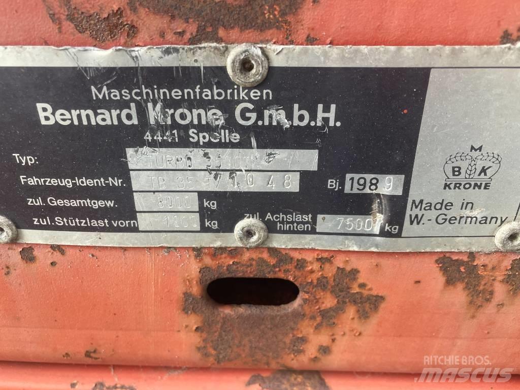 Krone Turbo 3500 Samozberacie vozy
