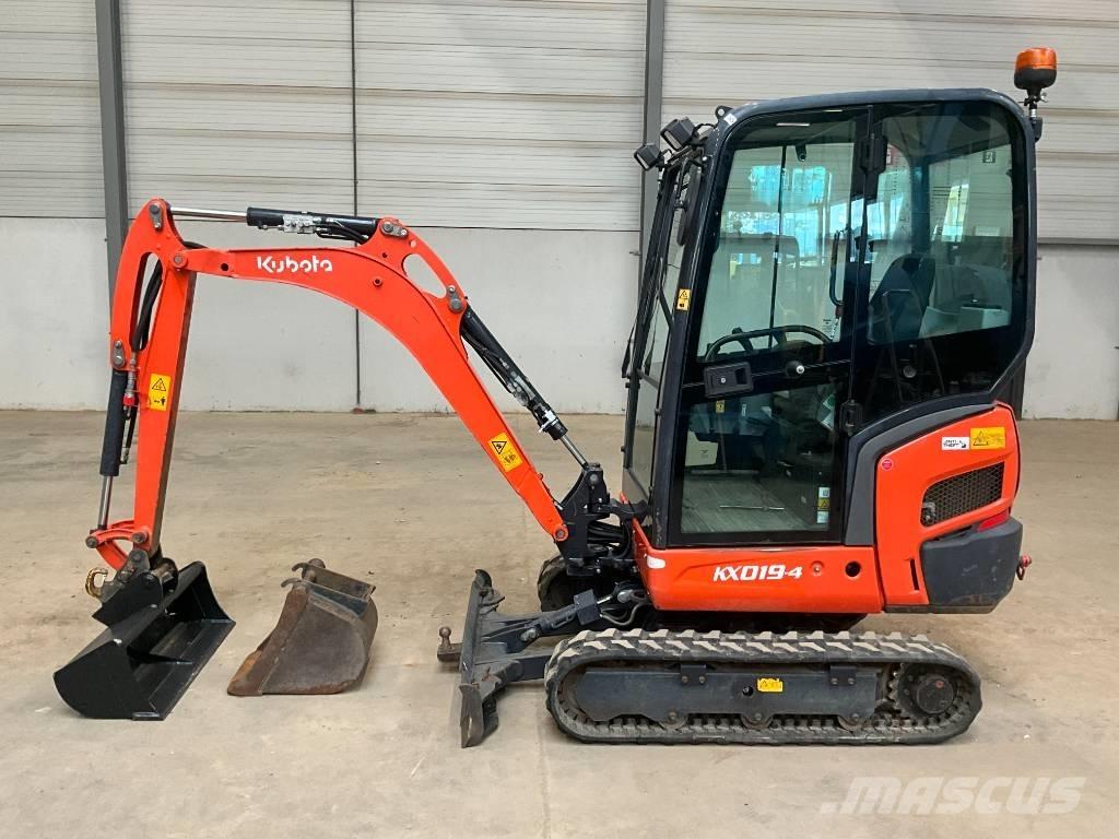 Kubota KX 019-4 Mini rýpadlá < 7t