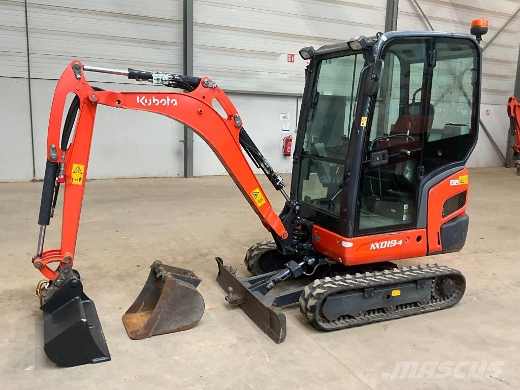 Kubota KX 019-4 Mini rýpadlá < 7t