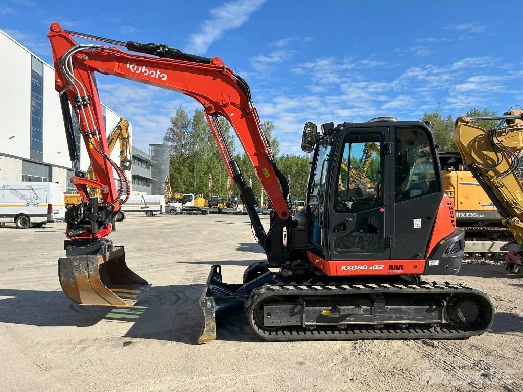 Kubota KX 080-4 A2 Midi rýpadlá 7 t - 12 t